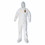Kleenguard 412-44332-20 A40 Liquid & Particle Protection Coveralls, Zipper Front/Hood/Boots/Elastic Wrists/Ankles, White, Medium, Price/25 EA