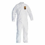 Kimberly-Clark 46002 Kleenguard A30 Breathable Splash & Particle Protection Coveralls, Medium, White