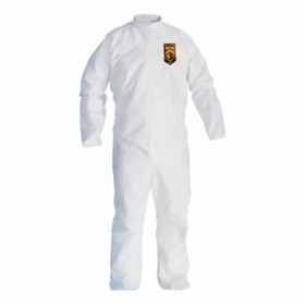 Kimberly-Clark 46003 Kleenguard A30 Breathable Splash & Particle Protection Coveralls, L, Zip