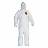 Kimberly-Clark 46113 Kleenguard* A30 Breathable Splash & Particle Protection Coverall, L, W/Hood