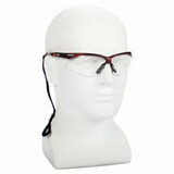 KleenGuard 47378 V30 Nemesis™ Safety Glasses, Clear, Polycarbonate Lens, Anti-Fog, Red Frame/Temples, Nylon
