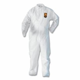 Kleenguard  KleenGuard&#153; A20 Breathable Particle Protection Coveralls, White, Zip Front