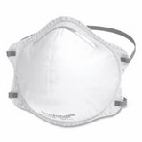 KleenGuard 54625 3300 Series N95 Particulate Respirator, Half Face, Welded Head Straps, White, Regular