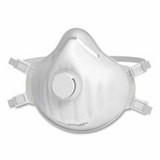 KleenGuard 54628 3400 Series N95 Particulate Respirator, Half Face, Exhaltaion Valve, Adjustable Straps, White, Regular