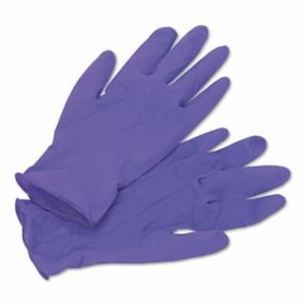 Kimtech 55082 Purple Nitrile&#153; Disposable Exam Gloves, Beaded Cuff, Unlined, Medium, 6 mil