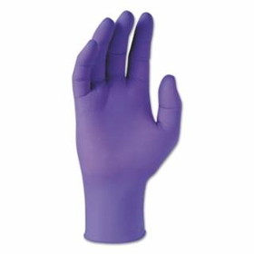 Kimtech 55084 Purple Nitrile&#153; Disposable Exam Gloves, Beaded Cuff, Unlined, X-Large, 6 mil