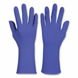 Kimtech 55879 G3 Sapphire Nitrile Gloves, Beaded Cuff, Unlined, X-Large, Blue, 7.1 mil