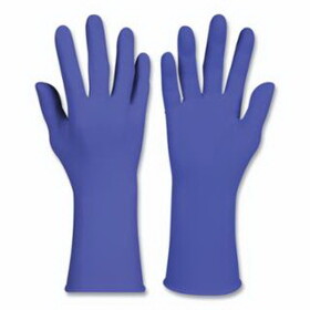 Kimtech 55879 G3 Sapphire Nitrile Gloves, Beaded Cuff, Unlined, X-Large, Blue, 7.1 mil