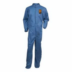 Kimberly-Clark 58502 Kleenguard A20 Breathable Particle Protection Coveralls, Denim Blue, Medium, Zf, Ebwa