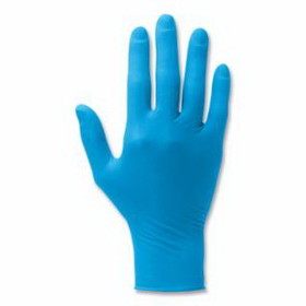 Kimtech 62870 Element&#153; Nitrile Exam Gloves, Beaded Cuff, Powder Free, X-Small, Blue, 3.2 mil