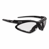 KleenGuard 65335 Nemesis™ Safety Glasses, Clear Lens Tint, Polycarbonate, Anti-Fog, Black Frame, w/Foam Gasket