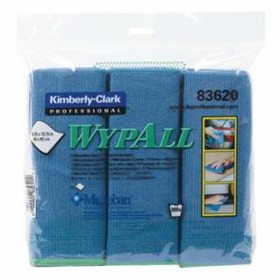 Kimberly-Clark Professional 412-83620 C- Wypall Microfiber Cloblue 6Wps/Bg