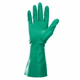 Kimberly-Clark Professional  G80 Nitrile Chemical Resistant Gloves, Gauntlet Cuff, Flock, Green