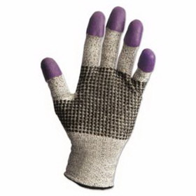 Kimberly-Clark 97431 G60 Purple Nitrile Cut Resistant Gloves, Size 8, Purple/Grey/Black
