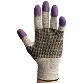 Kimberly-Clark 97430 G60 Purple Nitrile Cut Resistant Gloves, Size 7, Purple/Grey/Black