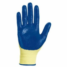 Kimberly-Clark Professional  G60 Level 2 Nitrile Coated Cut Gloves, Yellow/Blue