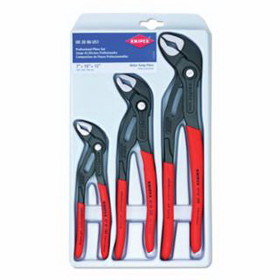 Knipex 002006US1 Cobra 3-Piece Locking Pliers Sets, 7 In; 10 In; 12 In