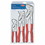 Knipex 002006US2 3-Piece Plier Wrench Set, 7 In, 10 In, 12 In Lengths, Chrome Vanadium, Price/1 ST