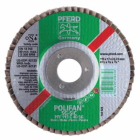 Pferd 419-62138 4 X 5/8 Polifan Sg Zircflat 40G