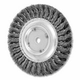 Pferd 81667 Standard Twist Single Row Knot Wheel, 4 in dia, 0.016 in dia Wire, 9000 RPM