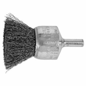 Pferd 419-82974 1" Crimped Wire End Brush .010 Cs Wire 1/4" Shan