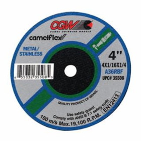 Cgw Abrasives 421-35501 3X1/32X3/8 T1 A60-R-Bf Cutoff Wheel