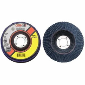 Cgw Abrasives 421-42102 4"X5/8" T27 Z3 Reg 36 Grit Flap Disc