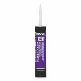 Geocel GC67102 2320 And 2321 Construction Tripolymer Gutter And Narrow Seam Sealant, 10.3 Oz, Alum Gray