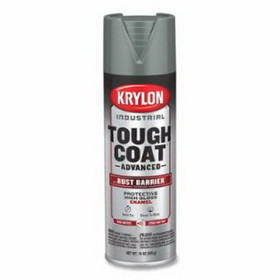 KRYLON INDUSTRIAL K00879008 Tough Coat&#174; Advanced with Rust Barrier&#174; Technology Spray Paint, 15 oz, Dark Machinery Gray, Gloss