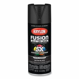 Krylon 425-K02732007 Fusion All-In-One Paint& Primer  Satin Black