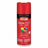 KRYLON INDUSTRIAL K05503007 COLORmaxx™ Paint & Primer, 12 oz, Banner Red, Gloss