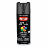 Krylon 425-K05505007 Colormaxx Paint + Primer  Gloss Black  12 Oz.