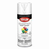 KRYLON INDUSTRIAL K05545007 COLORmaxx™ Paint + Primer Spray Paint, 12 oz, White, Gloss