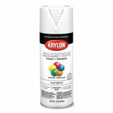 Krylon K05548007 COLORmaxx™ Paint + Primer Spray Paint, 12 oz, White, Flat