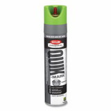 KRYLON INDUSTRIAL QT0361400 Quik-Tap™ Inverted Marking Paint, 22 oz, Aerosol Can, Fluorescent Green, Solvent Based
