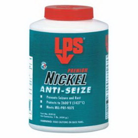 LPS 03910 Nickel Anti-Seize Lubricant, 1 lb Brush Top Bottle