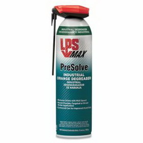 Lps 91420 Max Presolve Industrial Orange Degreaser, 15 Wt Oz, Aerosol Can With Straw Actuator