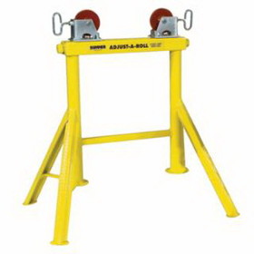 Sumner 780365 Hi Adjust-A-Roll Stands, Aluminum Wheels, 2,000 Lb Cap., 1/2 In-36 In Pipe
