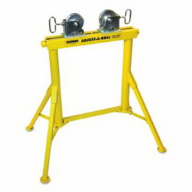 Sumner 780368 Hi Adjust-A-Roll Stands, Steel Wheels, 2,000 Lb Cap., 1/2 In-36 In Pipe, 31 In H