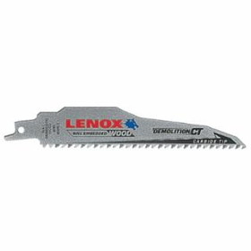 Lenox 433-1832118 6" 6Tpi Demolition Ct Reciprocating Saw Blade