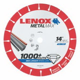 Lenox 433-1972929 Metalmax Cut-Off Wheel, 14 In, 1 In Arbor, Steel/Diamond