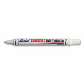 Markal 28785 Galvanizer's Removable Paint Marker, White, Medium Tip, Bullet