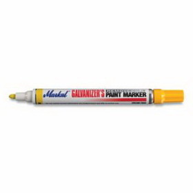 Markal 28786 Galvanizer's Removable Paint Marker, Yellow, Medium Tip, Bullet