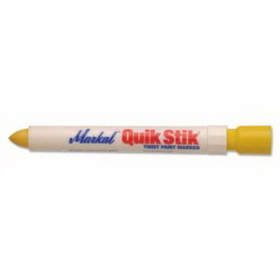 Markal 434-61063 Quik Stik Markers, 11/16 In X 6 In, Red, Carded