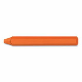 Markal 82336 Scan-It&#174; Plus Fluorescent Crayon, 11/16 in dia/Round/Medium, 4.75 in L, Orange Sherbet, 12 MKR/DOZ
