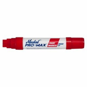 Markal 434-90902 Pro Max Red Permanent Marker 1/2" Nib