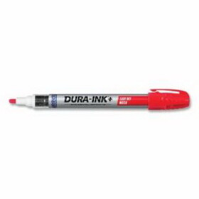 Markal 96312 Dura-Ink&#174;+ Easy Off Detergent marker, Red, Permanent Ink Marker