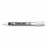 Markal 96320 Dura-Ink®+ Easy Off Detergent marker, White, Permanent Ink Marker