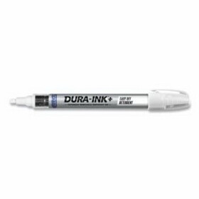 Markal 96320 Dura-Ink&#174;+ Easy Off Detergent marker, White, Permanent Ink Marker