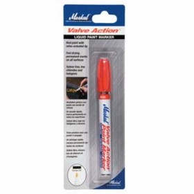 Markal 434-96802 Paint-Riter Valve Actionpaint Marker Red Carded